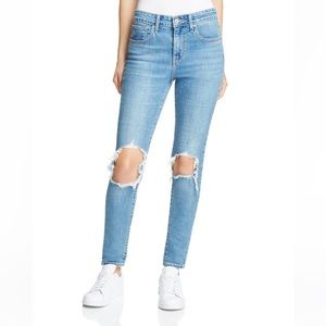 Levi’s 721 High Rise Ripped Jeans